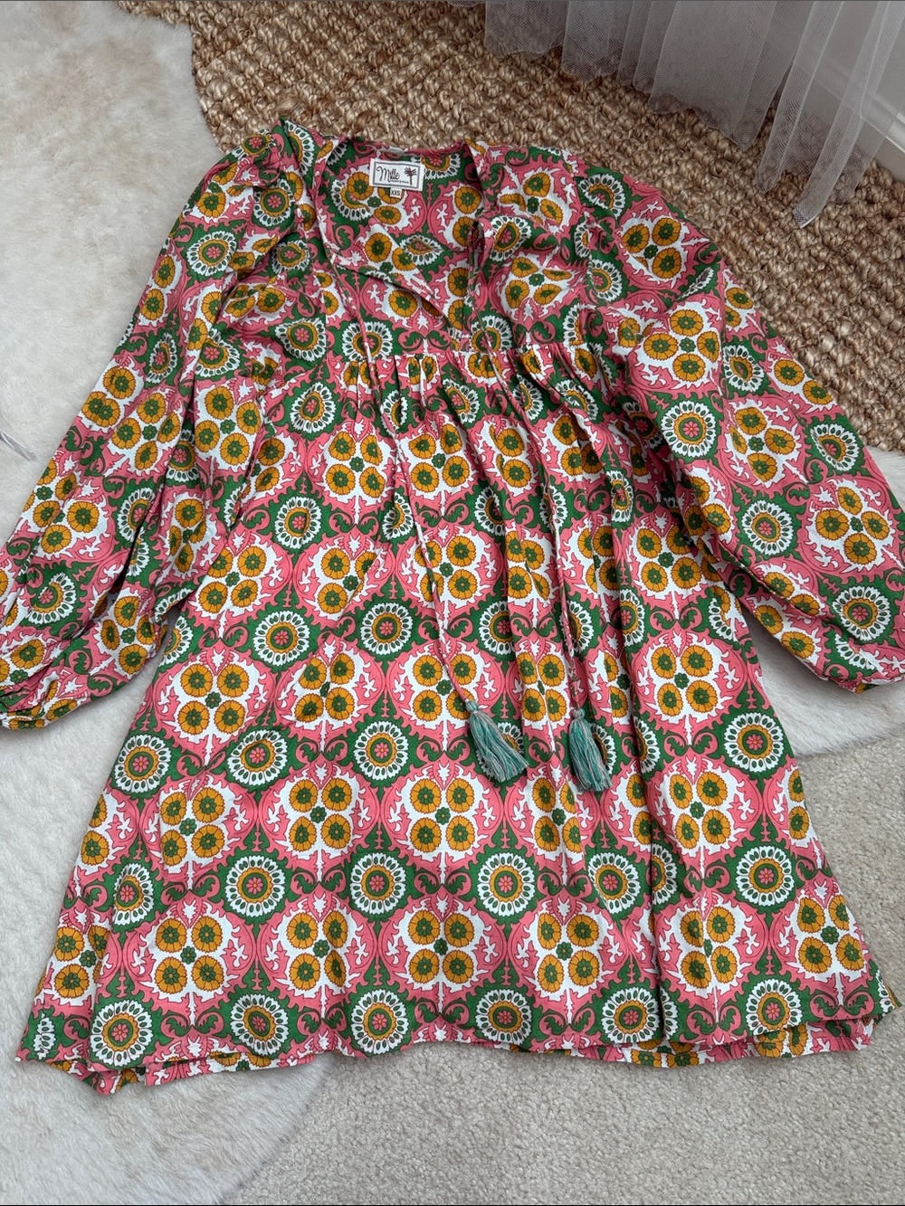 Mille Daisy Dress in Yucatán print